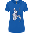 Freediving Chain Diver Scuba Diving Womens Wider Cut T-Shirt Royal Blue