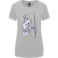 Freediving Chain Diver Scuba Diving Womens Wider Cut T-Shirt Sports Grey