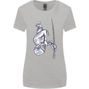 Freediving Chain Diver Scuba Diving Womens Wider Cut T-Shirt Sports Grey