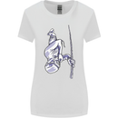 Freediving Chain Diver Scuba Diving Womens Wider Cut T-Shirt White