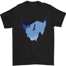 Freediving Diver Scuba Diving Mens T-Shirt 100% Cotton Black