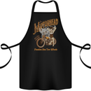 Freedom Has Two Wheels Motorcycle Biker Cotton Apron 100% Organic Black