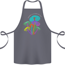 Freedom Is a State of Mind Magic Mushrooms Cotton Apron 100% Organic Steel