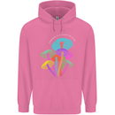 Freedom Is a State of Mind Magic Mushrooms Mens 80% Cotton Hoodie Azelea