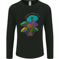 Freedom Is a State of Mind Magic Mushrooms Mens Long Sleeve T-Shirt Black