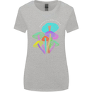 Freedom Is a State of Mind Magic Mushrooms Womens Wider Cut T-Shirt Sports Grey