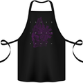 Freedom Machines Skull Cotton Apron 100% Organic Black