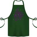 Freedom Machines Skull Cotton Apron 100% Organic Forest Green
