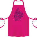 Freedom Machines Skull Cotton Apron 100% Organic Pink