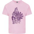 Freedom Machines Skull Kids T-Shirt Childrens Light Pink