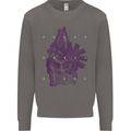 Freedom Machines Skull Mens Sweatshirt Jumper Charcoal