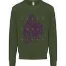 Freedom Machines Skull Mens Sweatshirt Jumper Forest Green