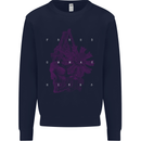 Freedom Machines Skull Mens Sweatshirt Jumper Navy Blue