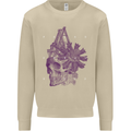 Freedom Machines Skull Mens Sweatshirt Jumper Sand