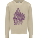 Freedom Machines Skull Mens Sweatshirt Jumper Sand