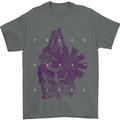 Freedom Machines Skull Mens T-Shirt Cotton Gildan Charcoal