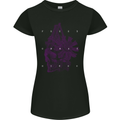 Freedom Machines Skull Womens Petite Cut T-Shirt Black