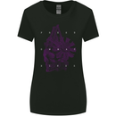 Freedom Machines Skull Womens Wider Cut T-Shirt Black