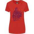 Freedom Machines Skull Womens Wider Cut T-Shirt Red