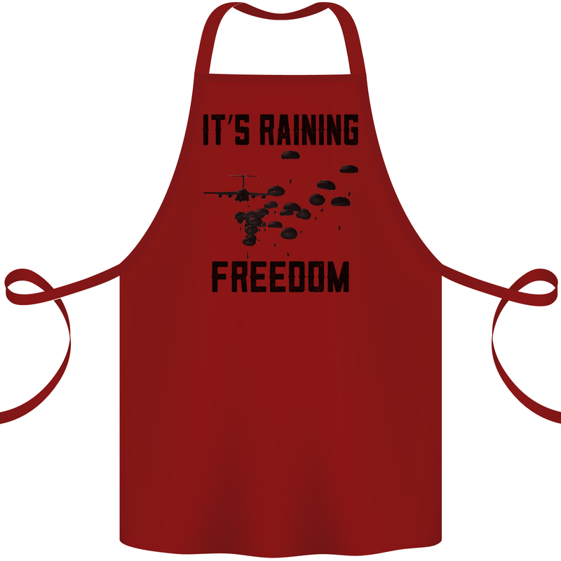 Freedom Parachute Regiment Para 1 2 3 4 10 Cotton Apron 100% Organic Maroon