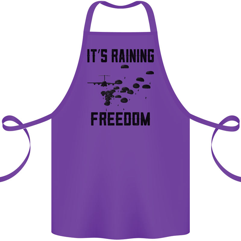 Freedom Parachute Regiment Para 1 2 3 4 10 Cotton Apron 100% Organic Purple