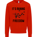 Freedom Parachute Regiment Para 1 2 3 4 10 Kids Sweatshirt Jumper Bright Red