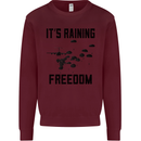 Freedom Parachute Regiment Para 1 2 3 4 10 Kids Sweatshirt Jumper Maroon