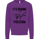 Freedom Parachute Regiment Para 1 2 3 4 10 Kids Sweatshirt Jumper Purple