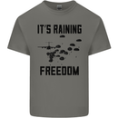 Freedom Parachute Regiment Para 1 2 3 4 10 Kids T-Shirt Childrens Charcoal