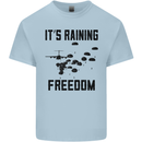 Freedom Parachute Regiment Para 1 2 3 4 10 Kids T-Shirt Childrens Light Blue