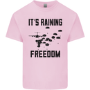 Freedom Parachute Regiment Para 1 2 3 4 10 Kids T-Shirt Childrens Light Pink