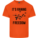 Freedom Parachute Regiment Para 1 2 3 4 10 Kids T-Shirt Childrens Orange