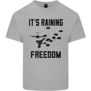 Freedom Parachute Regiment Para 1 2 3 4 10 Kids T-Shirt Childrens Sports Grey