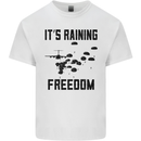 Freedom Parachute Regiment Para 1 2 3 4 10 Kids T-Shirt Childrens White