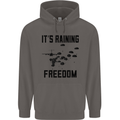 Freedom Parachute Regiment Para 1 2 3 4 10 Mens 80% Cotton Hoodie Charcoal