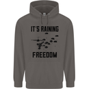 Freedom Parachute Regiment Para 1 2 3 4 10 Mens 80% Cotton Hoodie Charcoal