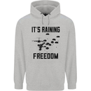 Freedom Parachute Regiment Para 1 2 3 4 10 Mens 80% Cotton Hoodie Sports Grey