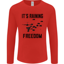 Freedom Parachute Regiment Para 1 2 3 4 10 Mens Long Sleeve T-Shirt Red