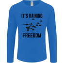 Freedom Parachute Regiment Para 1 2 3 4 10 Mens Long Sleeve T-Shirt Royal Blue