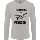 Freedom Parachute Regiment Para 1 2 3 4 10 Mens Long Sleeve T-Shirt Sports Grey