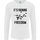 Freedom Parachute Regiment Para 1 2 3 4 10 Mens Long Sleeve T-Shirt White