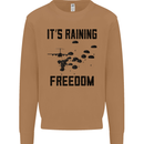 Freedom Parachute Regiment Para 1 2 3 4 10 Mens Sweatshirt Jumper Caramel Latte
