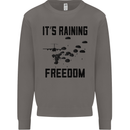Freedom Parachute Regiment Para 1 2 3 4 10 Mens Sweatshirt Jumper Charcoal