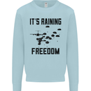 Freedom Parachute Regiment Para 1 2 3 4 10 Mens Sweatshirt Jumper Light Blue