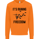 Freedom Parachute Regiment Para 1 2 3 4 10 Mens Sweatshirt Jumper Orange