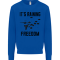 Freedom Parachute Regiment Para 1 2 3 4 10 Mens Sweatshirt Jumper Royal Blue