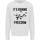 Freedom Parachute Regiment Para 1 2 3 4 10 Mens Sweatshirt Jumper White