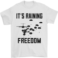 Freedom Parachute Regiment Para 1 2 3 4 10 Mens T-Shirt Cotton Gildan White