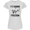 Freedom Parachute Regiment Para 1 2 3 4 10 Womens Petite Cut T-Shirt White