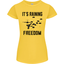 Freedom Parachute Regiment Para 1 2 3 4 10 Womens Petite Cut T-Shirt Yellow